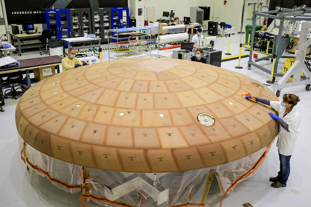 heat shield NASA Orion min