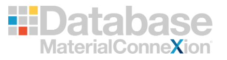 Database material connexion