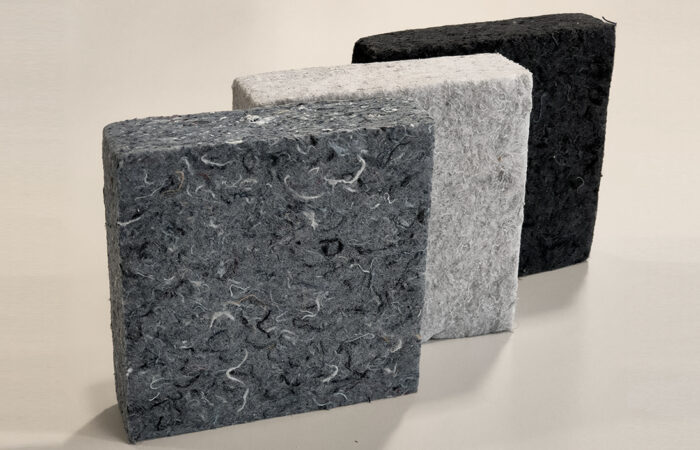 Upcycled felt acoustic panel - Materially