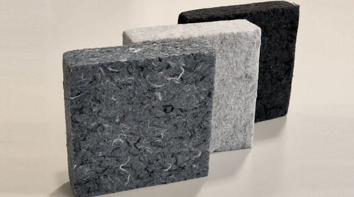 Upcycled felt acoustic panel - Materially