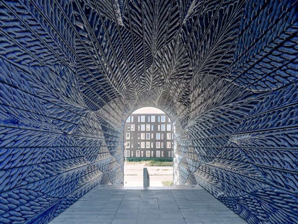 Rivestimento in ceramica nella residenza PoortMeesters - Materially